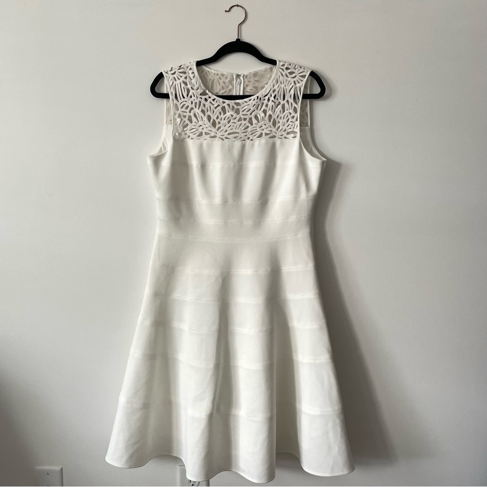 White House Black Market Women’s Sleeveless Fit and Flare Dress